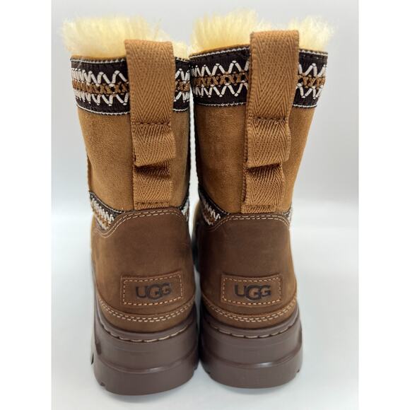 UGG Classic Mini TrailGazer Boot Chestnut 1158322-CHE Women’s Size 8 - Picture 8 of 16